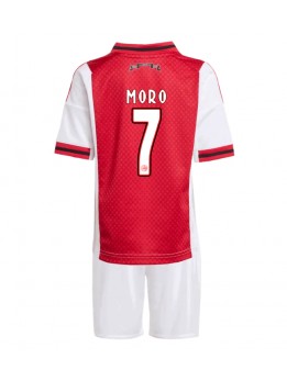 Billige Ajax Raul Moro #7 Hjemmedraktsett Barn 2025-26 Kortermet (+ Korte bukser)